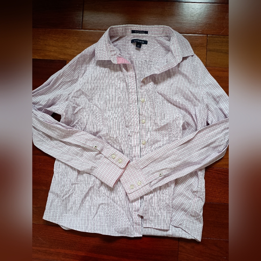 Land's End Women's 12P Button Down Shirt